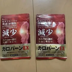 2袋！カロバーンEX 60粒 30日分 ダイエットサプリのサムネイル