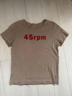 45rpm ロゴプリント Tシャツのサムネイル
