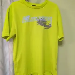 New Balance メンズ 半袖 Tシャツ イエロー