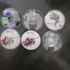 RADIO EVA エヴァンゲリオン 缶バッジ 6個セット