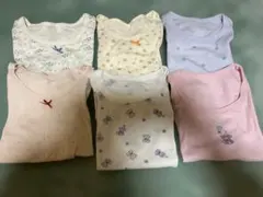 半袖　肌着　 6枚セット 110cm