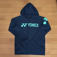 YONEX フード付きスウェット ネイビー S