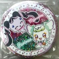 キミとアイドルプリキュア♪ BIGホログラム缶バッジ プリルン&メロロン 未開封