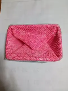 和装かごバッグ　総絞り　浴衣