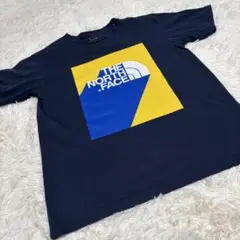 極美品✨ THE NORTH FACE 半袖 Tシャツ ネイビー プリント L