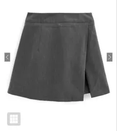GRL インパン裏地付きラップ風ミニスカート[ai86] Lサイズ