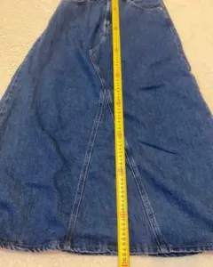 ♡無印良品ダークブルー デニムマキシスカート♡