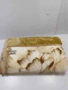 G2819 京都西川 高級アクリル毛布 シングル 140×200cm 花柄のサムネイル