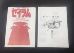 ★ゼイラム 演出コンテ　キャラクターデザイン・造型資料　雨宮慶太