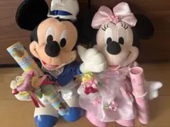 ミッキーマウス ミニー 結婚式 電報 ぬいぐるみ ディズニー