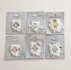 セリア サンリオワッペン 6種セット