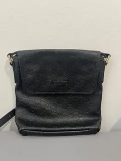 Gucci ブラック レザー ショルダーバッグのサムネイル