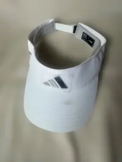 adidas ホワイト バイザー 調整可能　訳あり