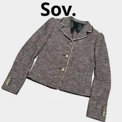 sov./ソブ】テーラードジャケット マルチカラー アウター 羽織 個性的 