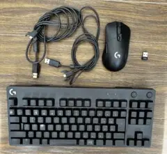 Logicool G PRO ゲーミング　有線キーボード&無線マウス　まとめて