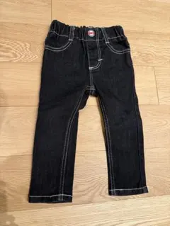 EDWIN ブラックデニムパンツ 90cm