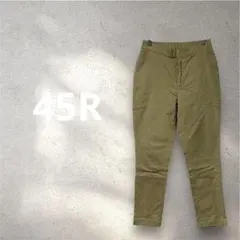 【訳有り】45R★45rpm 鹿の子風 ダイヤ柄 織り柄ストレッチパンツ 日本製のサムネイル