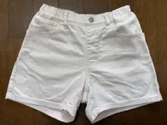 ユニクロ 薄いピンク ショートパンツ 130cm