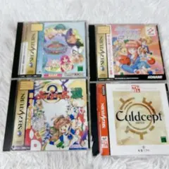 セガサターンソフト 4点まとめ売り パズル・ボード ジャンル