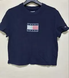 【匿名配送】TOMMY JEANS 半袖Tシャツ ネイビー Sサイズのサムネイル