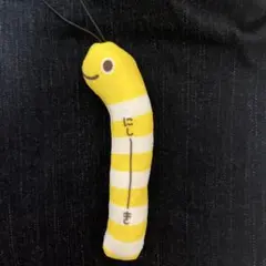 チンアナゴ　のびマリン　ストラップ　イエロー