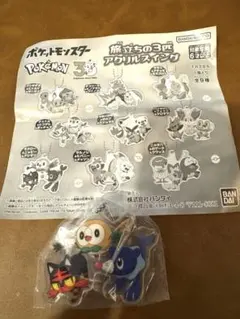 ポケモン アクリルスタンド ヒノアラシ ニャビー モクロー