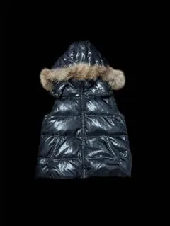 [美品] y2k 光沢お兄系 Archive ファーダウンベスト平成 opium