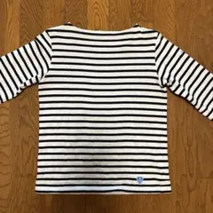 オーシバル ボーダーカットソー ホワイト×ブラック サイズ1