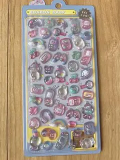 正規品　ボンボンドロップシール　うさぎ　ガラケー　ぴこぴこ
