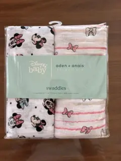 aden + anais おくるみ ミニーマウス 2枚セット