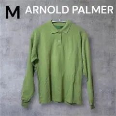 新品未使用 ARNOLD PALMER カーキ M 長袖ポロシャツ ロゴ ゴルフのサムネイル