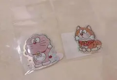 100%ドラえもん&フレンズ展 アクリルマグネット 日本限定 桜 柴犬