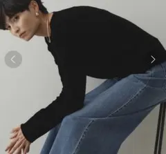 オペークドットクリップ シアーベロアトップス