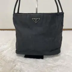 PRADA テスートシティ ハンドバッグ 3室 レザー 三角ロゴプレート