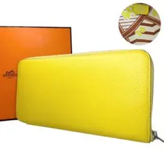 美品■エルメス アザップロング シルクイン ラウンドジップ長財布 D刻印のサムネイル