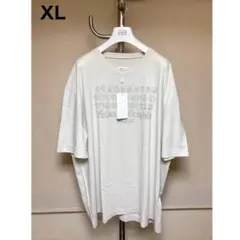 新品 L マルジェラ 24aw エンブロイダリーロゴTシャツ ピンク 19324