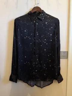 Geoffrey b small トランプシルクシャツ