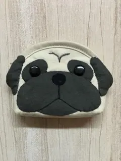 パグ　ミニポーチ Lサイズ