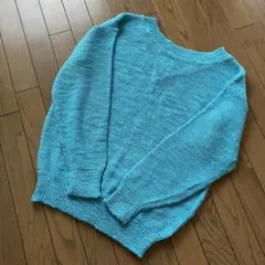 アクリルニット　サマーニット　オーバーサイズ春物ニット