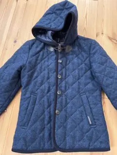 極美品 ラベンハム 超希少 表面ウールキルティングジャケット フード コート S