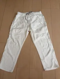 Lee ホワイト ベイカーパンツ