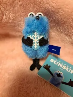 パペットスンスン　マスコット　 雪の結晶付き