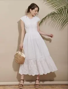 シャツワンピース ホワイト RUIRUI BOUTIQUE サマーワンピ 完売品