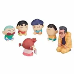 きゃらゆ〜　クレヨンしんちゃん　みんなでリアルおままごとだゾ　全6種コンプ