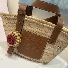 希少LUDLOWデイジーカゴバッグ 美品ラタンバスケット - メルカリ
