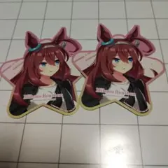 ウマ娘　ららぽーと　ダイカットステッカー　特典　ミホノブルボン