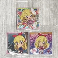 にふぉるめーしょん アイカツ シールウエハース UR含む 星宮いちご 3枚
