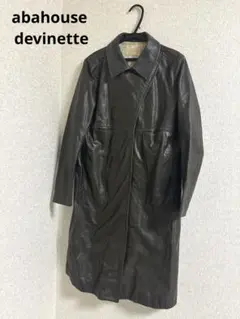 abahouse devinette☆ビンテージ牛革ロングコートのサムネイル