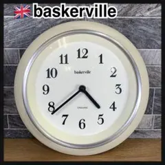 激レア　希少品　イギリス　BASKERVILLE社　掛け時計　ウッドストック