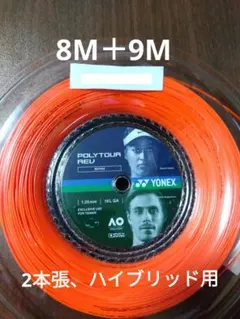 YONEXポリツアーレブ125　　 8Ｍ＋9M